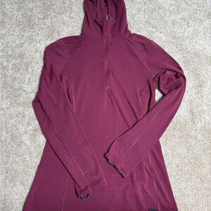 Patagonia Maroon Thermal Hoodie